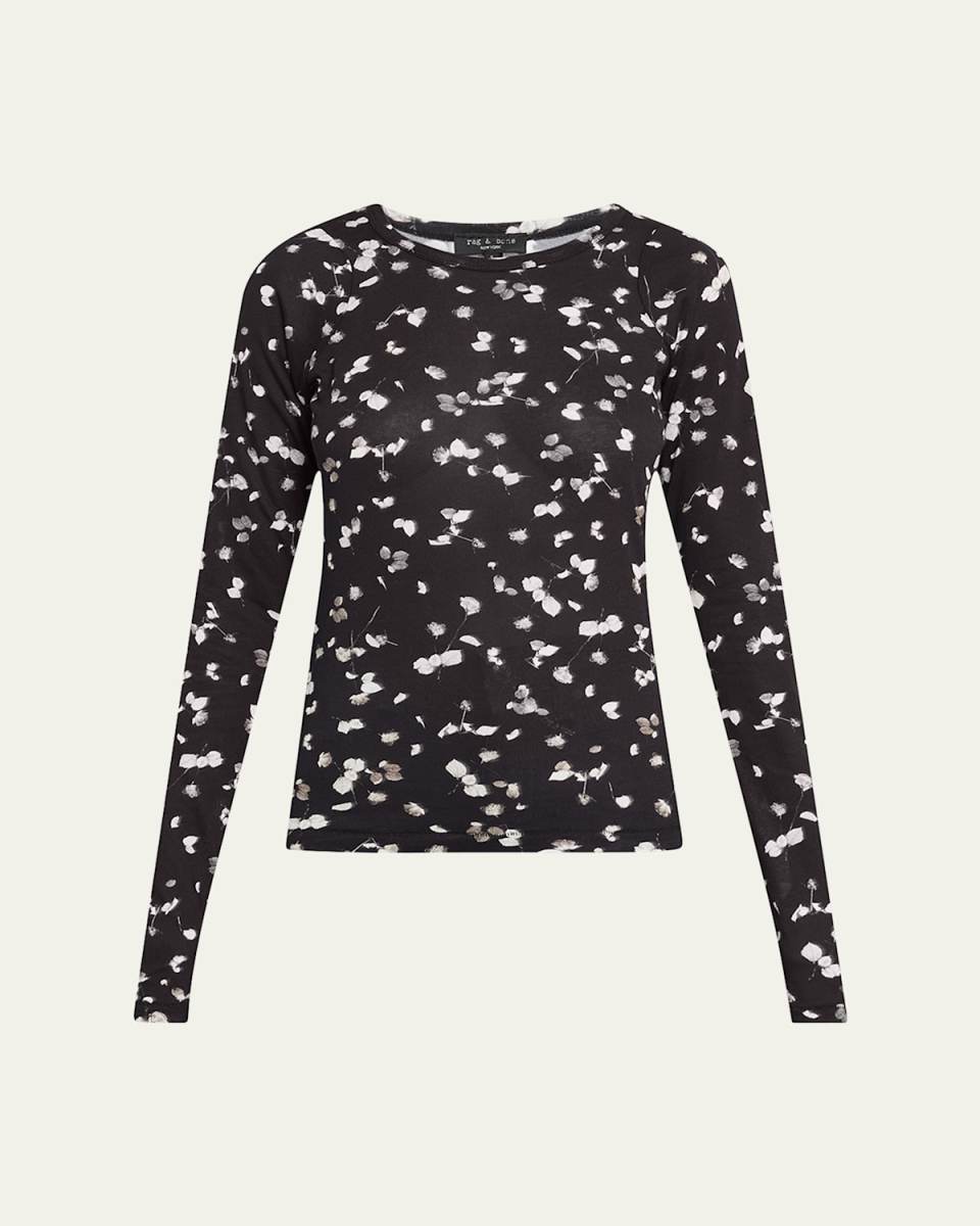 Shaw Paneled Long-Sleeve Top